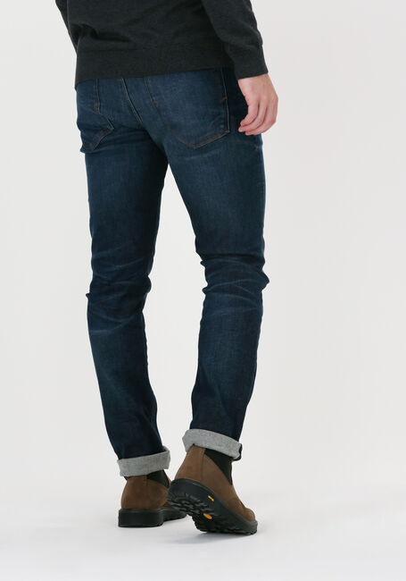 Donkerblauwe SELECTED HOMME Slim fit jeans SLHSLIM-LEON 6156 D.BLU SU-ST - large