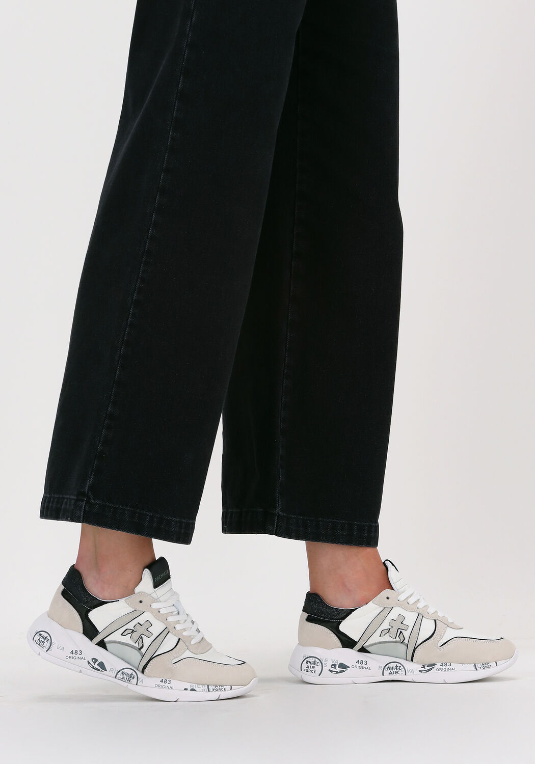 Witte PREMIATA Lage sneakers LAYLA - large