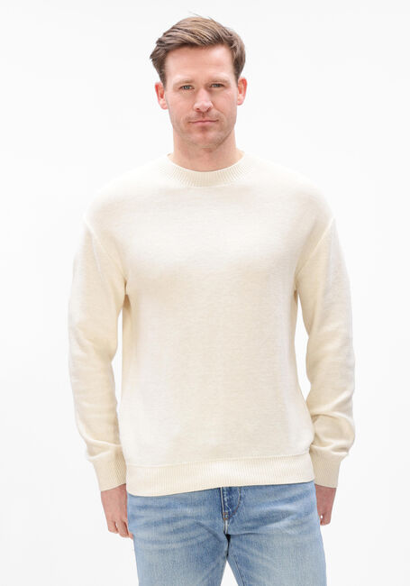 Beige ANERKJENDT Trui AKEBBE COTTON/SILK KNIT - large