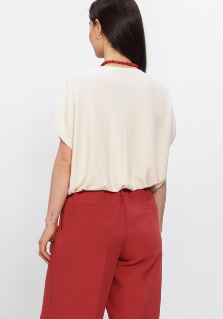 Gebroken wit SUMMUM Truien/vesten V-NECK SWEATER VISCOSE BLEND KNIT - large