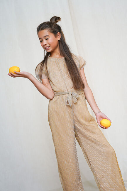 Goudkleurig LIKE FLO Jumpsuit BELLU FLO METALLIC JUMPSUIT - large