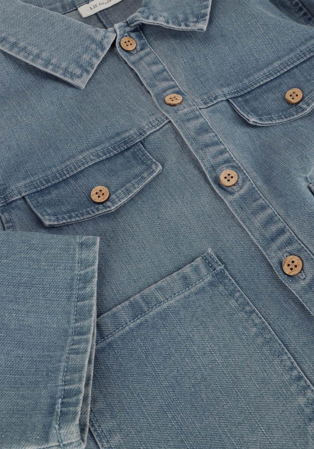 Blauwe LIL' ATELIER Spijkerjas NMMOKAJA LS DNM SHIRT 4360-LS O LIL - large