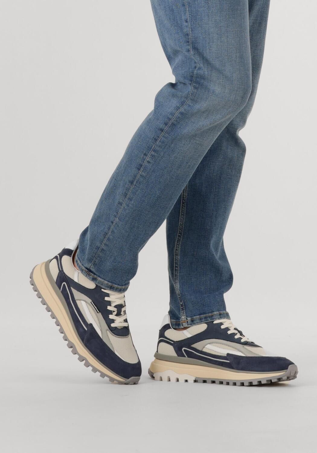 Blauwe FLORIS VAN BOMMEL Lage sneakers SFM-10172 DE GRIPPER - large