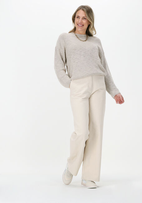 Beige ANOTHER LABEL Trui SVEA KNITTED PULL - large