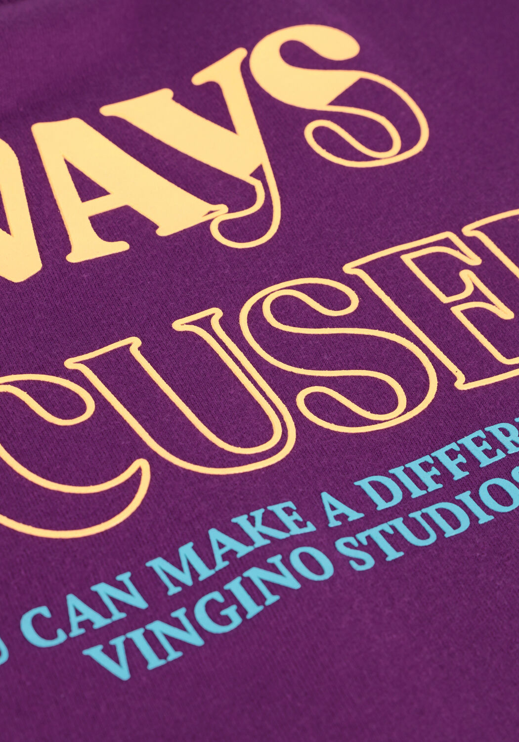 Paarse VINGINO T-shirt JAVEY (OVERSIZED FIT) - large