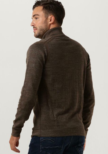 Bruine CAST IRON Coltrui TURTLENECK COTTON HEATHER PLATED - large