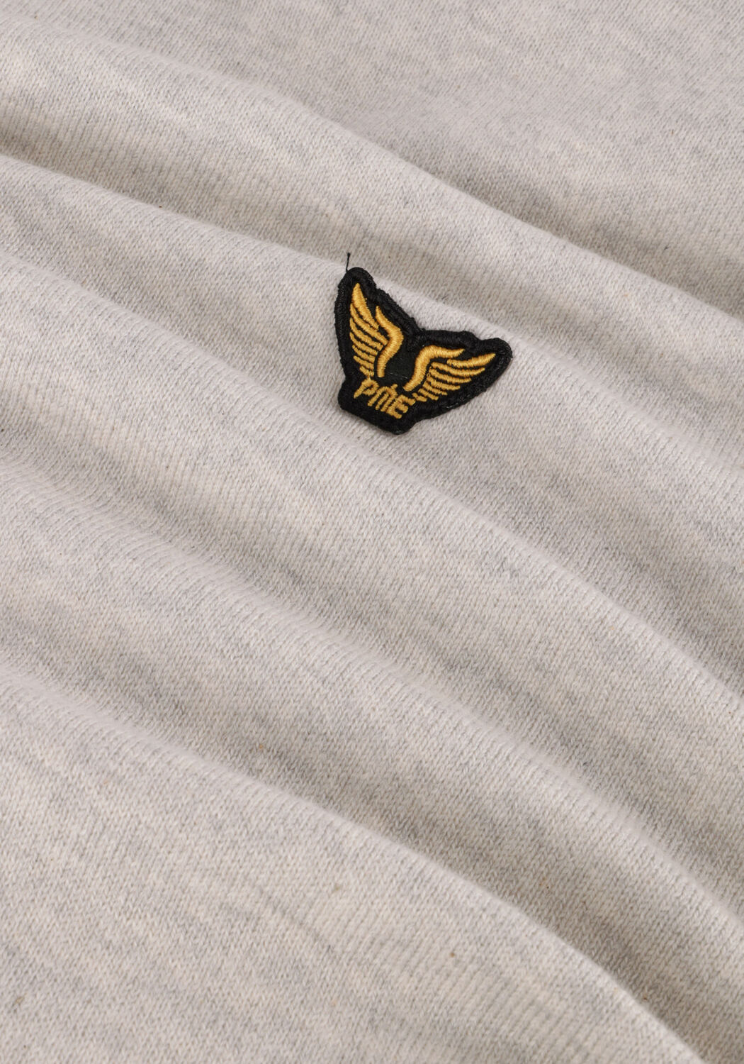 Lichtgrijze PME LEGEND Coltrui TURTLENECK COTTON ELITE KNIT - large