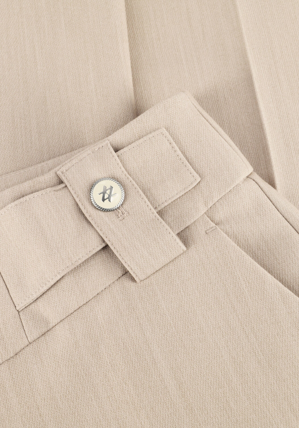 Beige AAIKO Wijde broek NORE BUTTONS R PES 345 - large