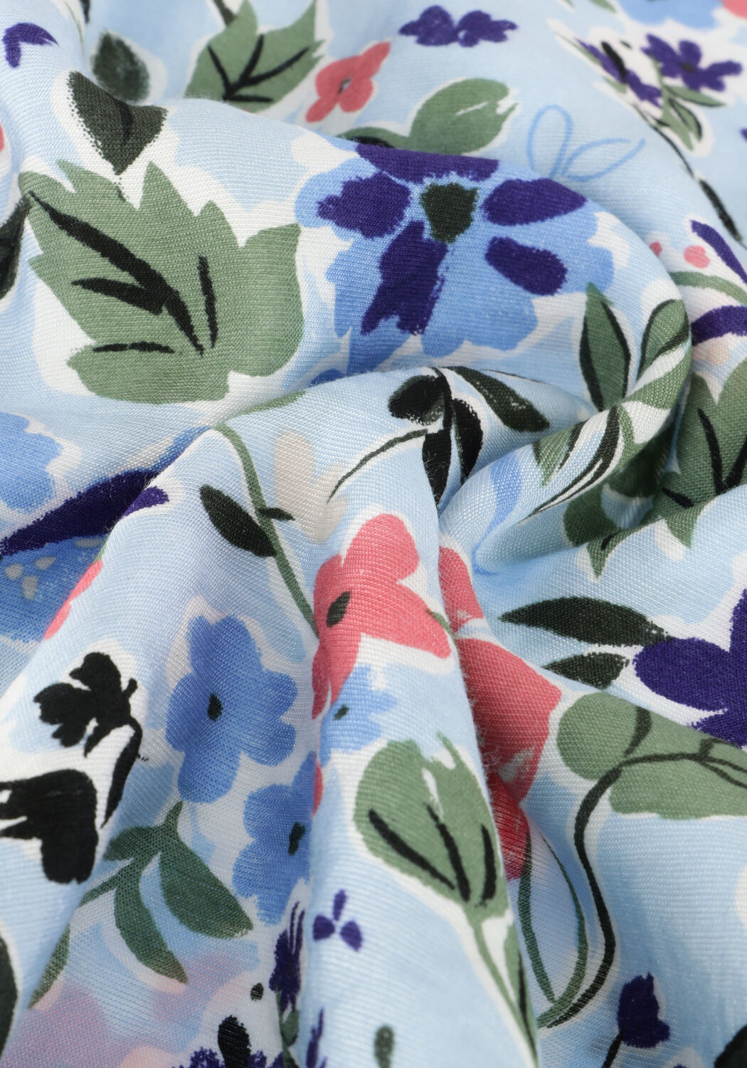 Lichtblauwe OBJECT Top OBJRIGA L/S WRAP TOP - large