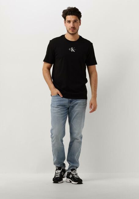 Zwarte CALVIN KLEIN T-shirt MONOLOGO REGULAR TEE - large