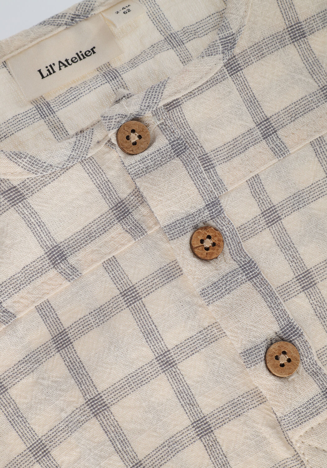 Gebroken wit LIL' ATELIER  NBMLANYO LS LOOSE BODY SHIRT - large