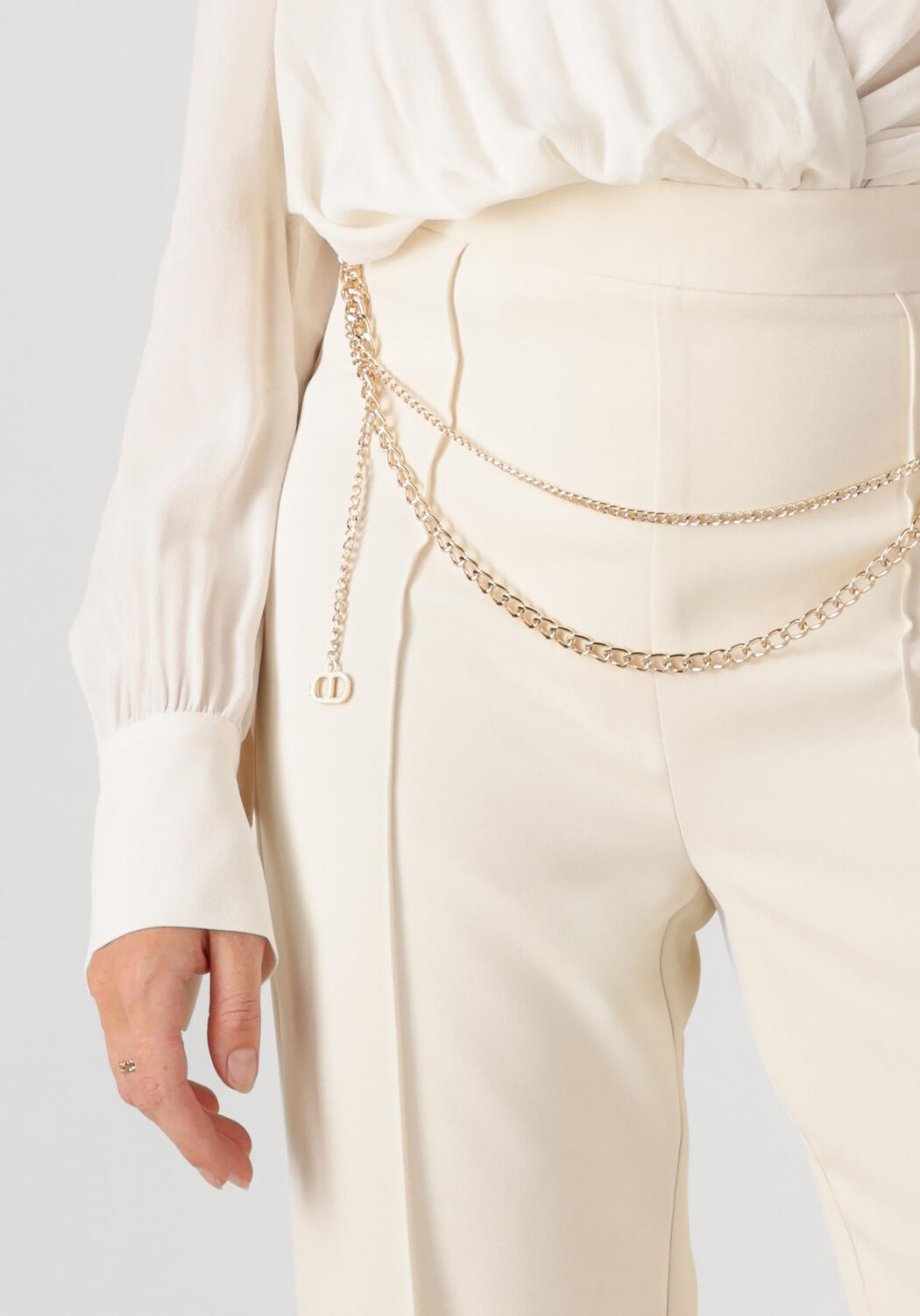TWINSET MILANO Dames Broeken 252tp2281 Beige