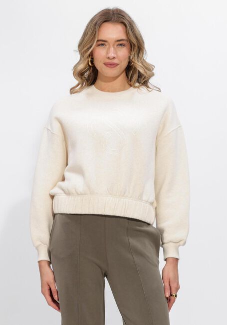 Gebroken wit SUMMUM Truien/vesten JERSEY BOXY SOFT SWEAT - large