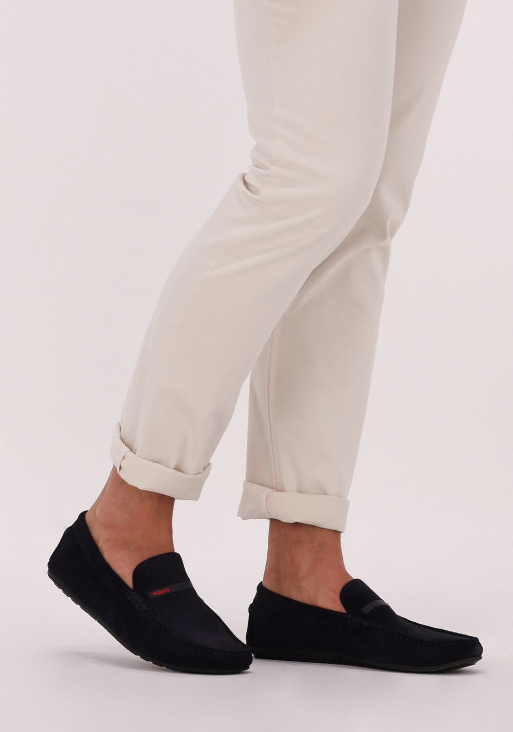 Blauwe HUGO Mocassins DANDY MOCC - large