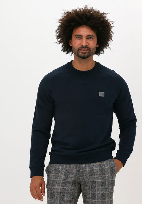 Donkerblauwe BOSS ORANGE Sweater WESTART 1 10234591 - large