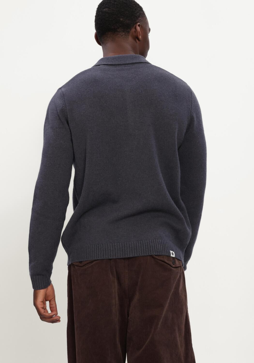 ANERKJENDT Heren Truien & Vesten Akpeter Merino Ls Polo Antraciet
