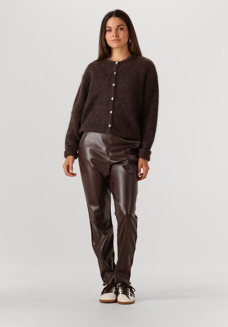 Bruine STUDIO ANNELOES Trui BIBI MOHAIR CARDIGAN - large