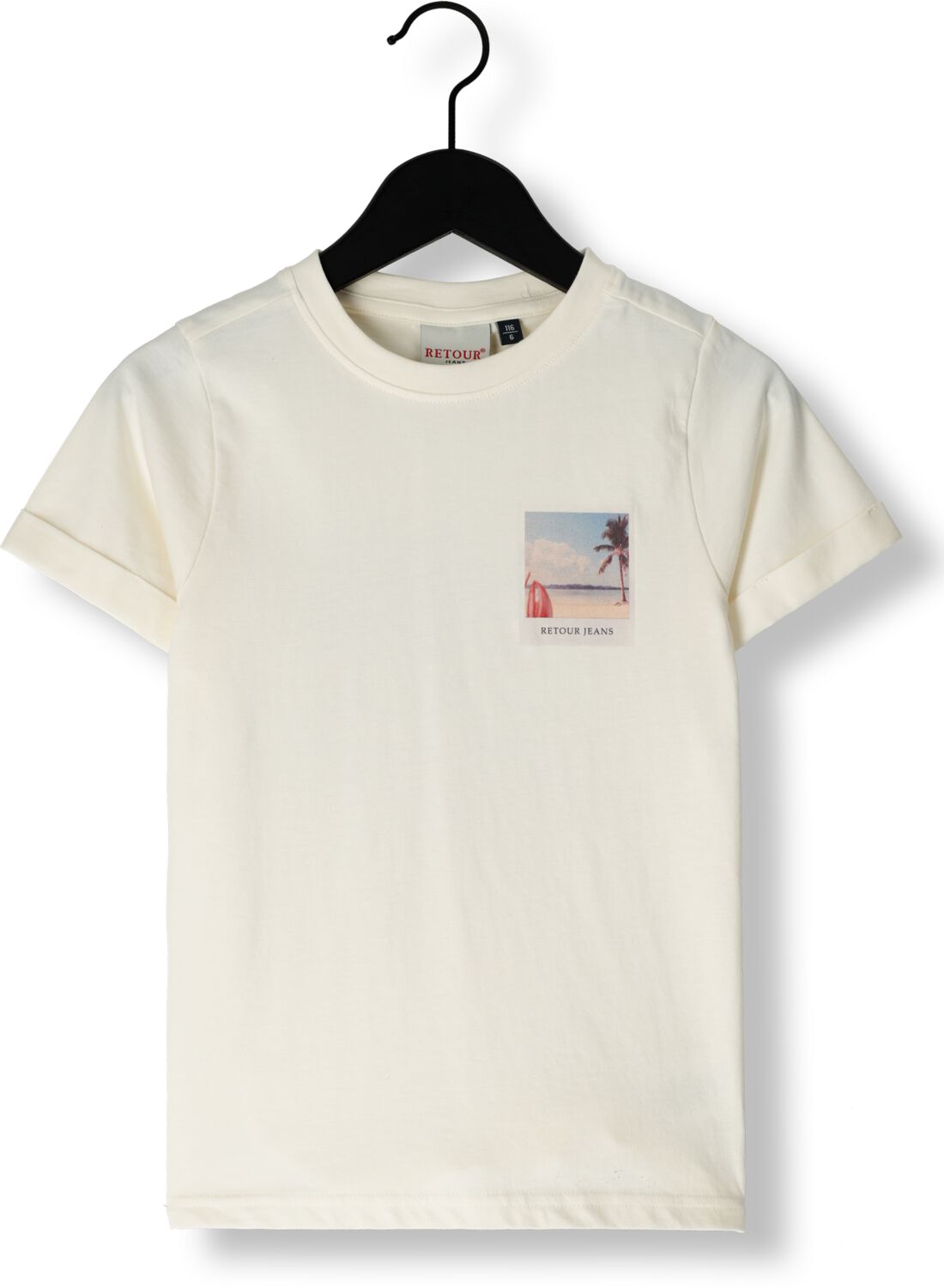 RETOUR Jongens Polo's & T-shirts Damon Gebroken Wit