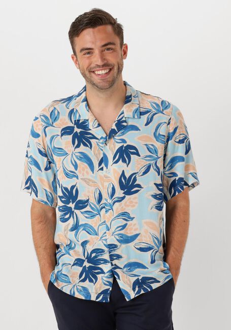 Multi SHIWI Casual overhemd MEN VIC SHORT SLEEVE SHIRT FLORAL LEAFS - large