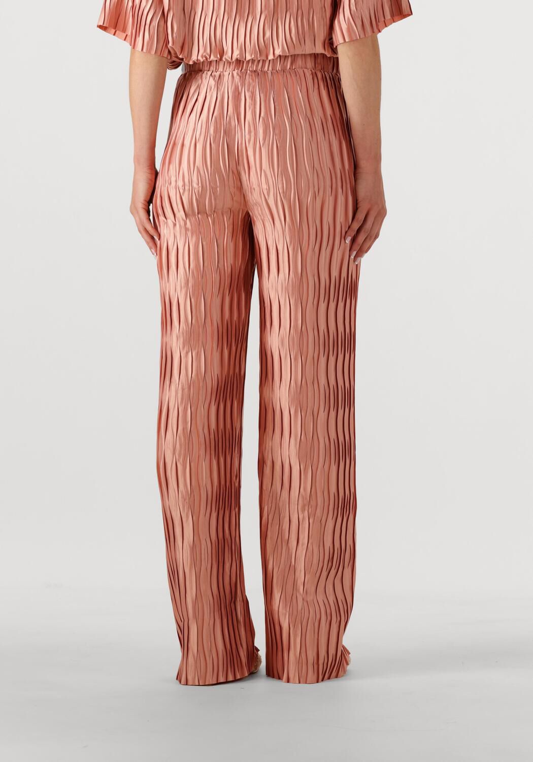 DANTE6 Dames Broeken Lilium Plisse Pants Lichtroze
