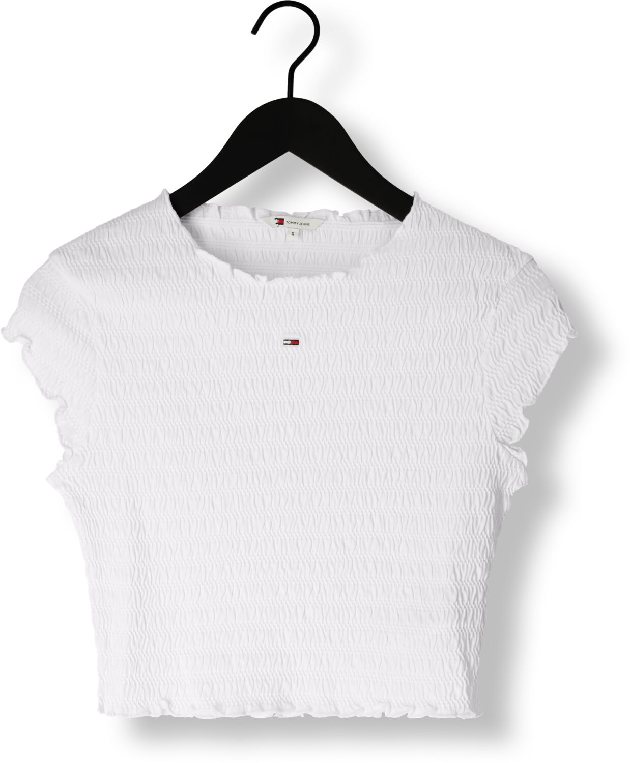 TOMMY JEANS Dames Tops & T-shirts Tjw Slim Smock Tee Wit