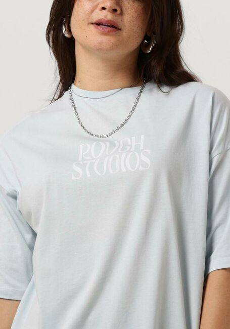 Lichtblauwe ROUGH STUDIOS T-shirt TUBI TEE - large