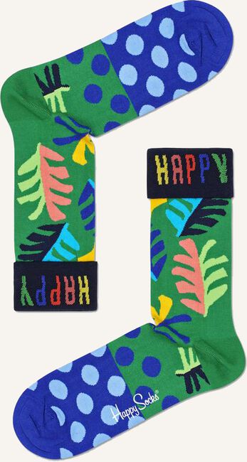 Groene HAPPY SOCKS Sokken BIG LEAF Groene HAPPY SOCKS Sokken BIG LEAF - large