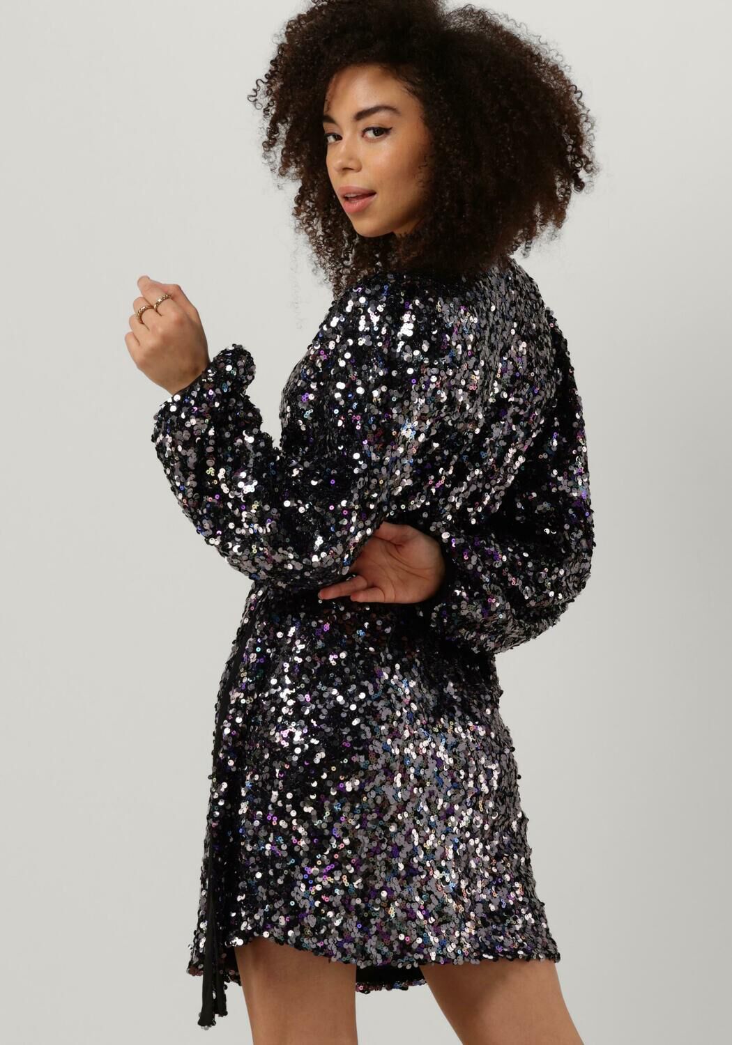 zwarte notre v mini jurk nv bing party dress