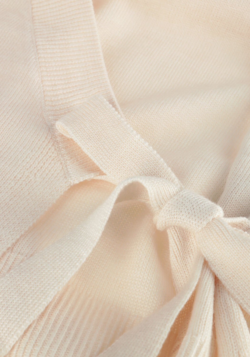 Gebroken wit ANOTHER LABEL Trui NANOU CARDIGAN - large