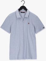 Lichtblauwe VANGUARD Polo SHORT SLEEVE POLO PIQUE STRETCH PEACHED