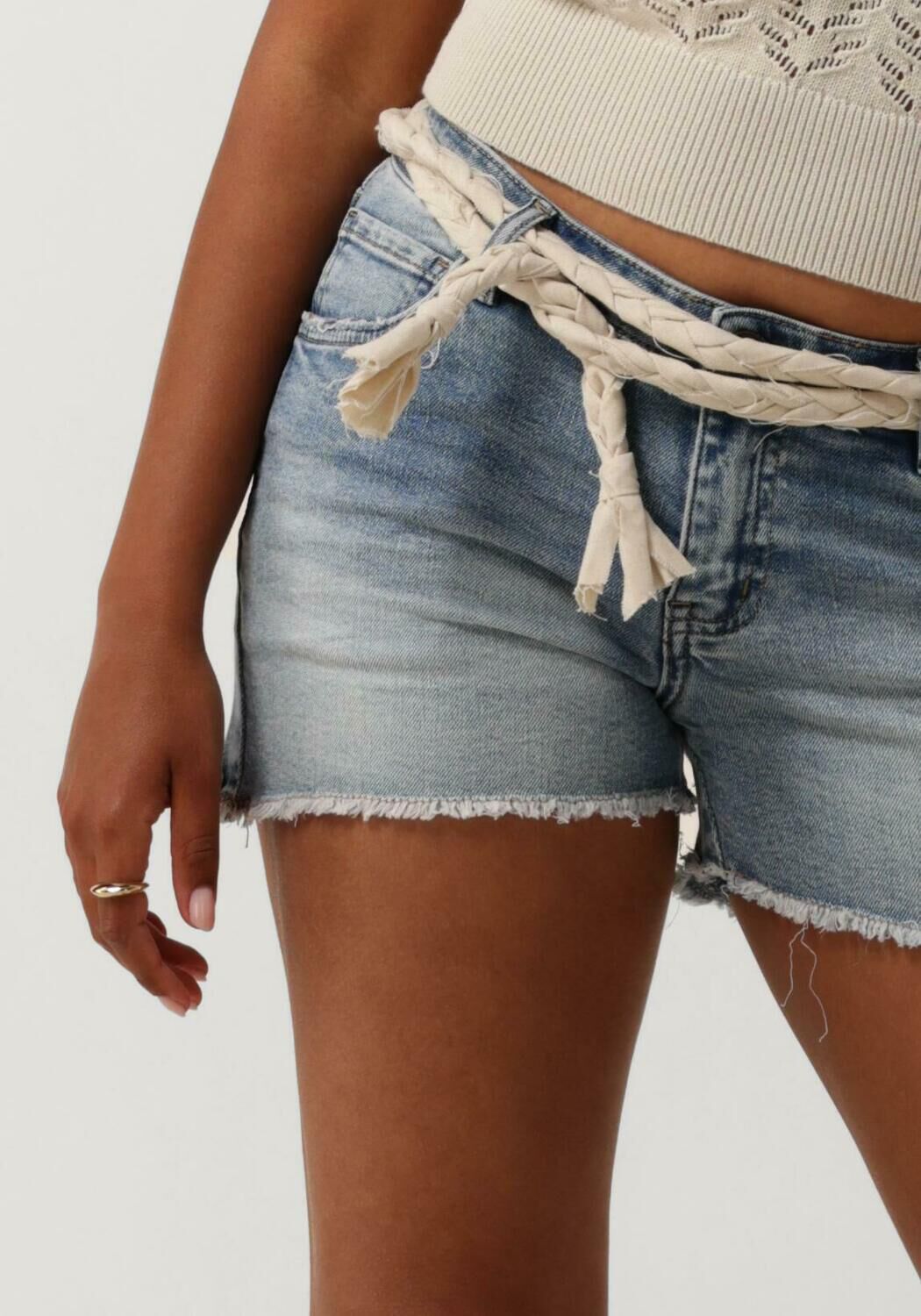 CIRCLE OF TRUST Dames Jeans Stevie Short Blauw