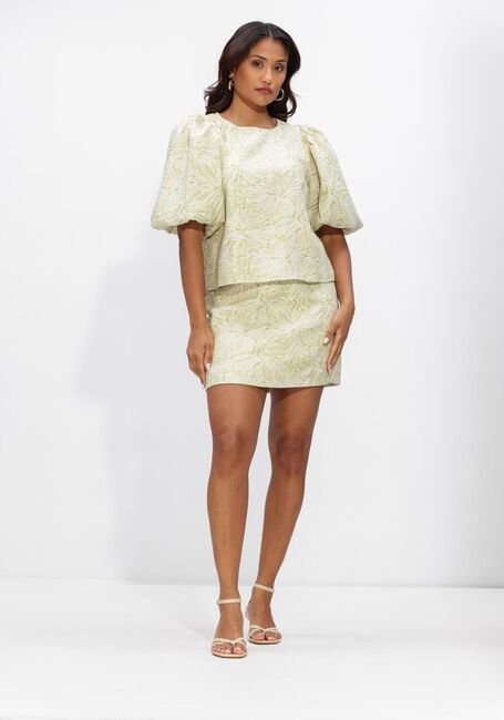 Lime NOTRE-V Minirok NV-HENDRINA BROCADE SKIRT - large