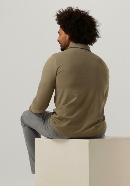 Olijf BOSS ORANGE Polo PASSERTIPLONG - large