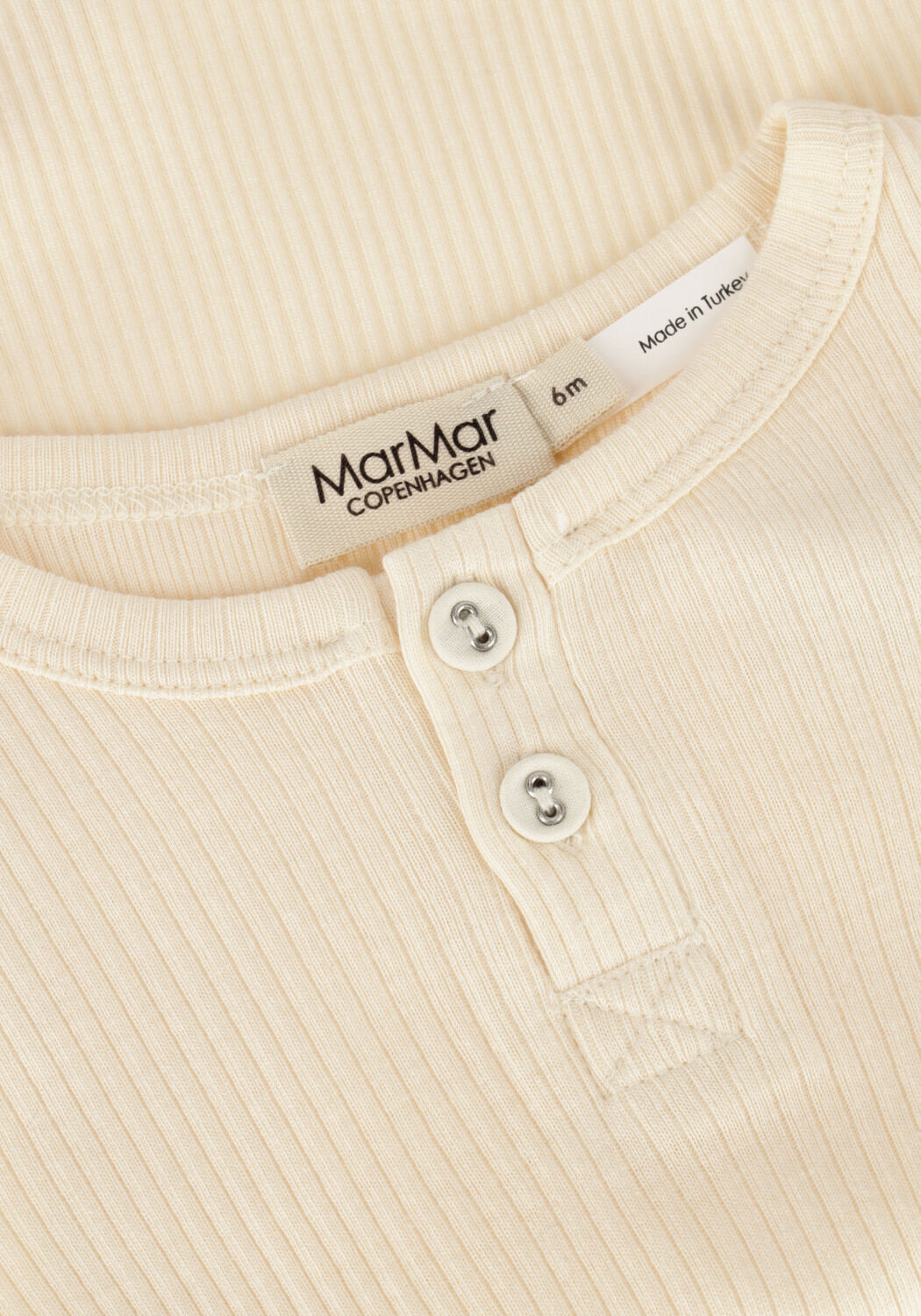 Ecru MARMAR COPENHAGEN Rompers BODY LS MODAL - large