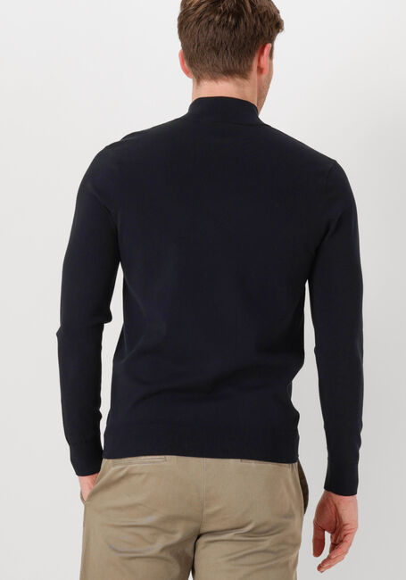 Donkerblauwe PROFUOMO Trui PULLOVER HALF ZIP - large