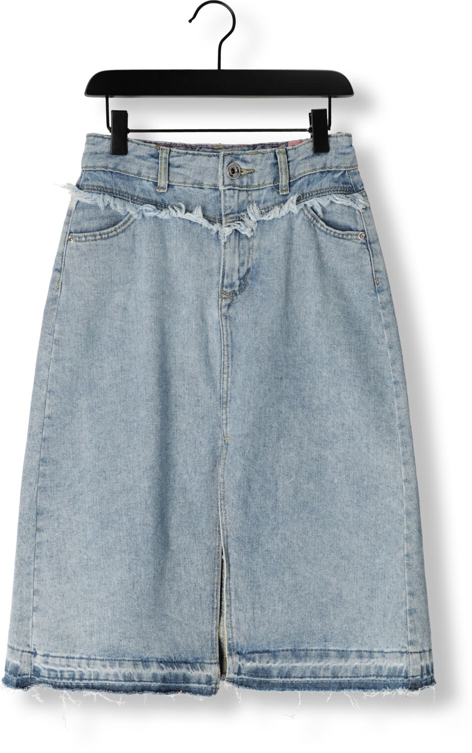 VINGINO spijkerrok Doris light bleach Blauw Meisjes Denim Effen 176