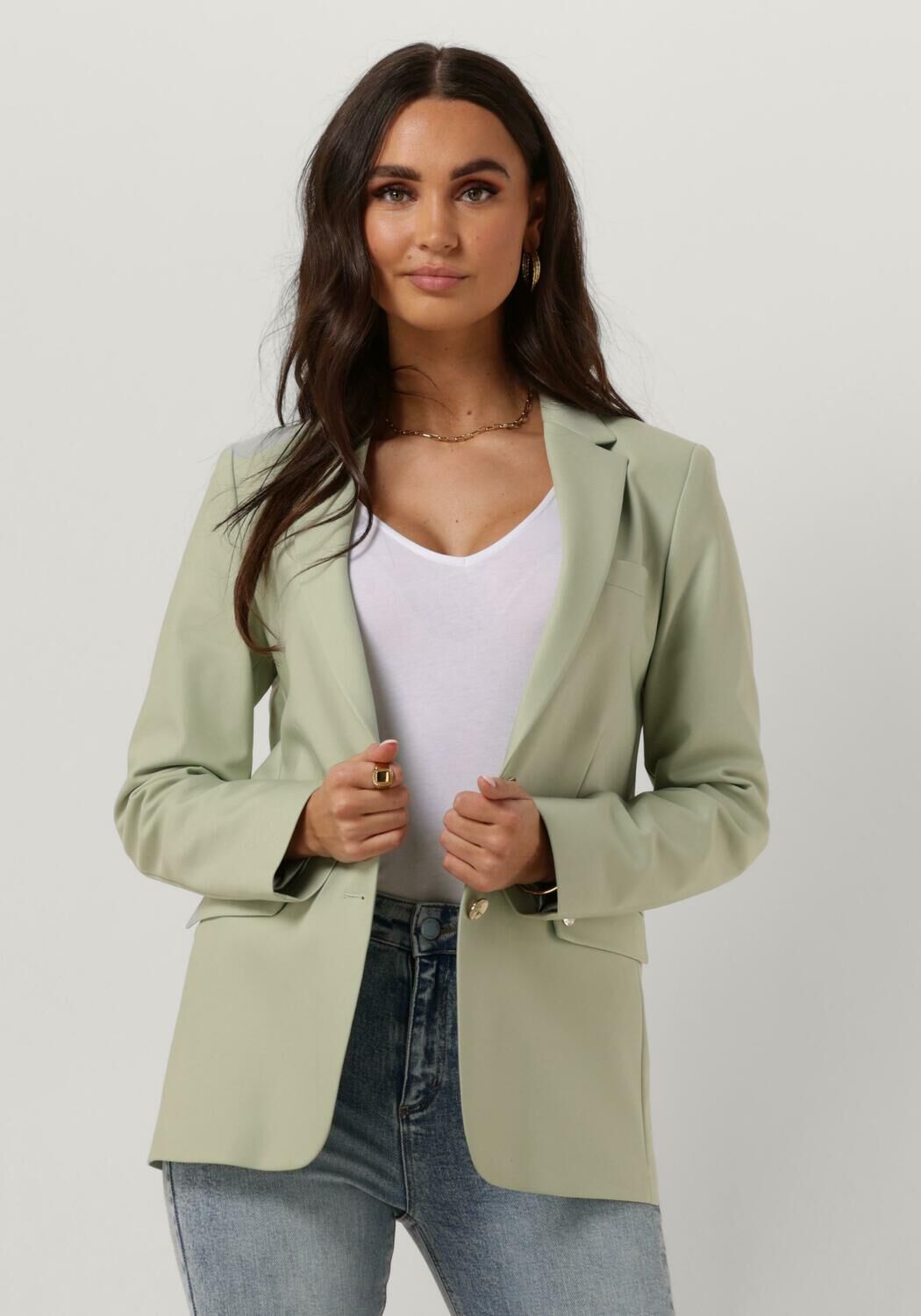 MOS MOSH Elegante Mary Night Blazer Green Dames