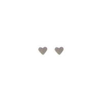 Zilveren ATLITW STUDIO Oorbellen PETITE EARRINGS HEART - medium