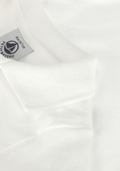 Witte PETIT BATEAU Rompers BODY ML COL POLO - large