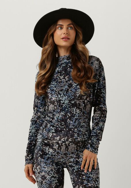 Blauwe CATWALK JUNKIE Tops & T-shirts LS CLOUDY LEAVES - large