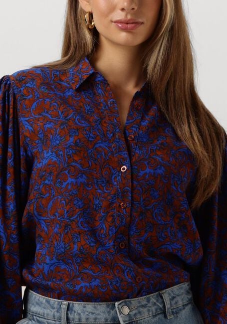Blauwe YDENCE Blouses BLOUSE ALYSSA - large