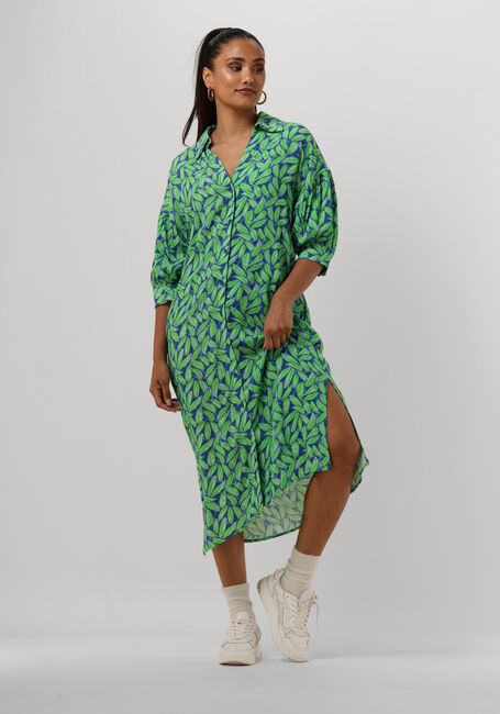 Yaya Dress Palmer 100% Coton - Vert main image 0