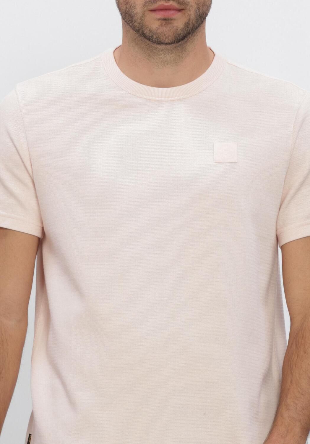 Lichtroze PME LEGEND Polo SHORT SLEEVE R-NECK RUSSEL JERSEY INTERLOCK - large