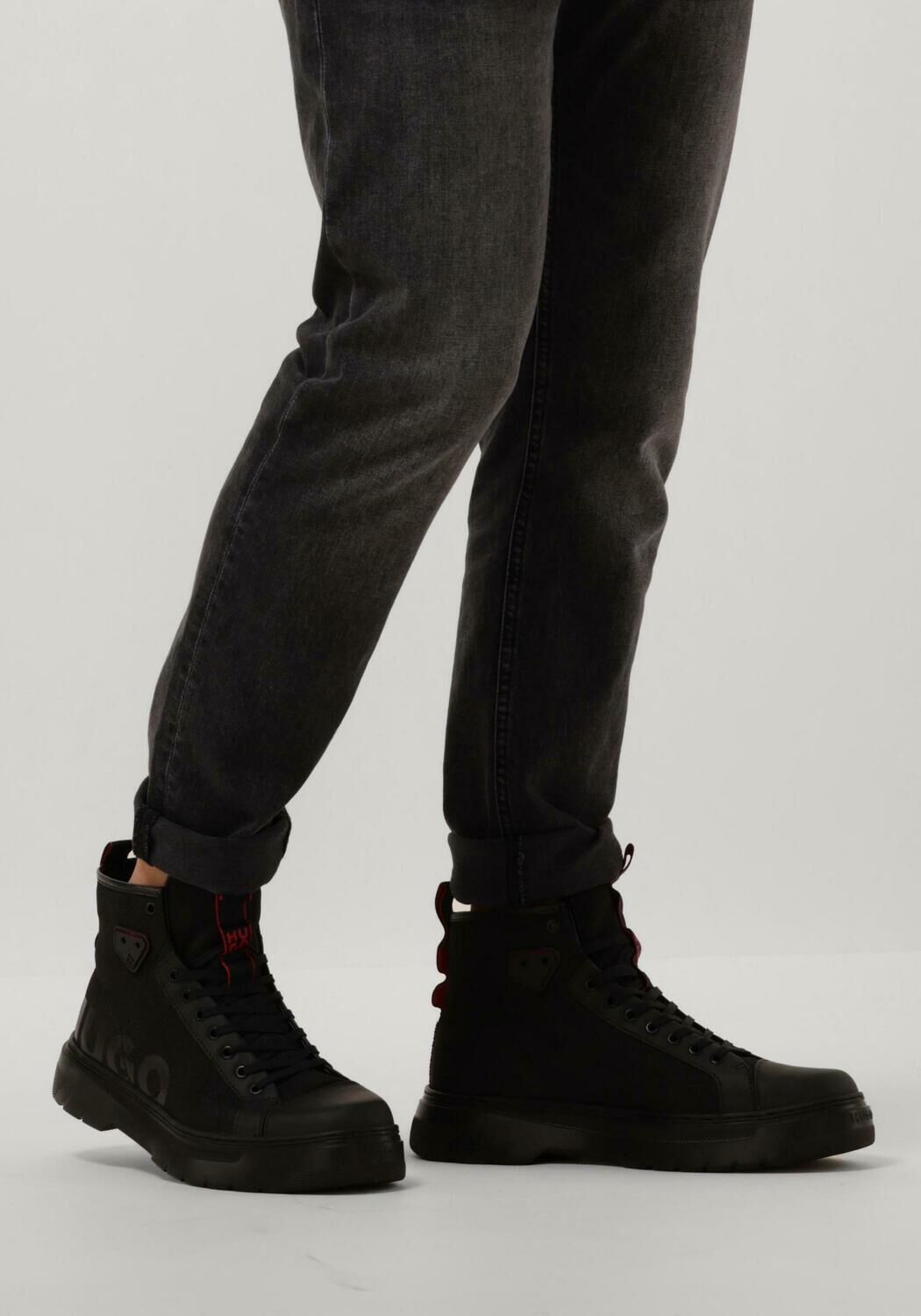 Zwarte HUGO Hoge sneaker URIAN Omoda