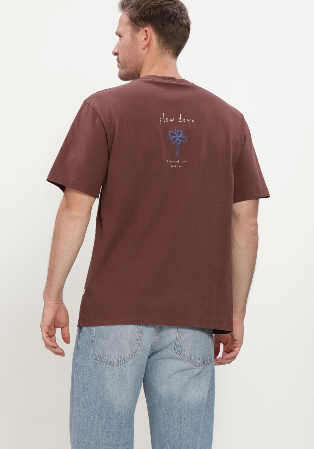 Bordeaux FOR&Eacute;T T-shirt HAZE T-SHIRT MOLE - large