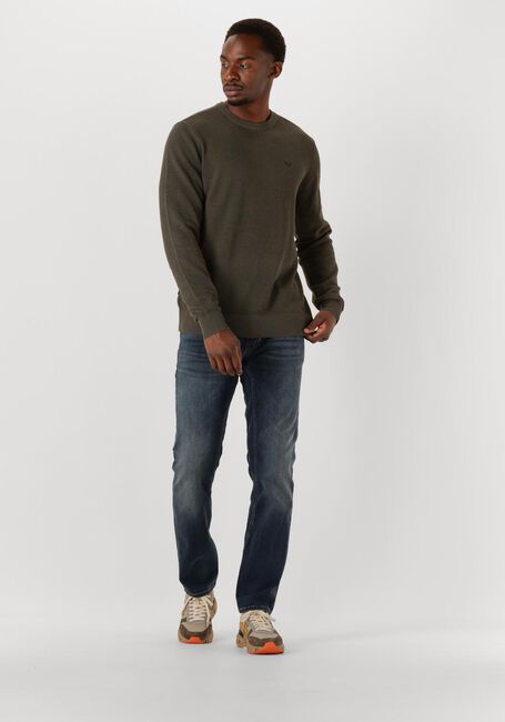 Donkergroene PME LEGEND Trui COTTON MODAL - large