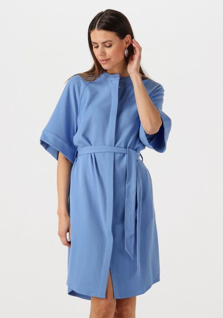Lichtblauwe ANOTHER LABEL Mini jurk DENICE DRESS S/S - large