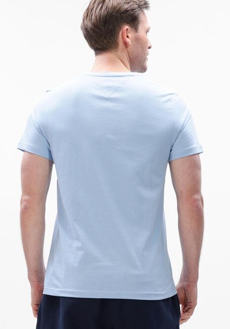 Lichtblauwe TOMMY HILFIGER T-shirt TOMMY LOGO TEE - large