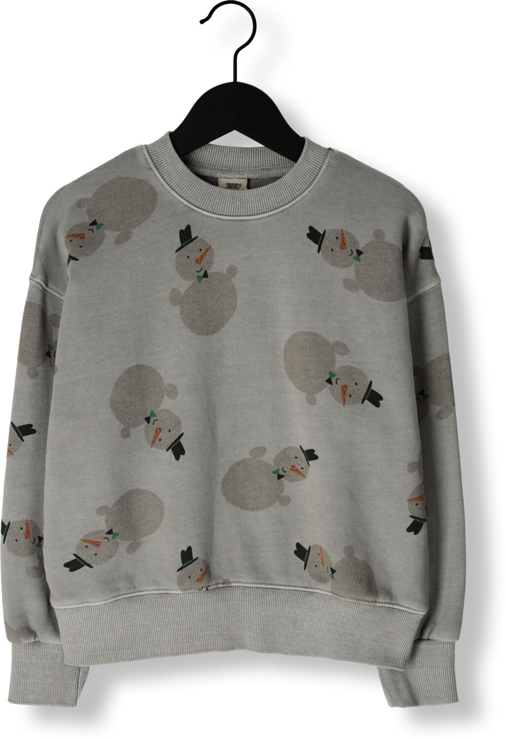 Jelly Mallow Jongens Truien & Vesten Snowman Pigment Sweatshirt Donkergrijs-11Y