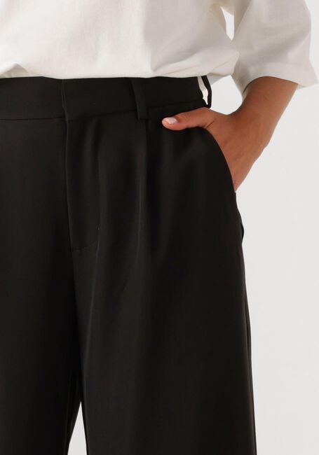 Zwarte ALIX THE LABEL Wijde broek LADIES WOVEN WIDE LEG PANTS - large